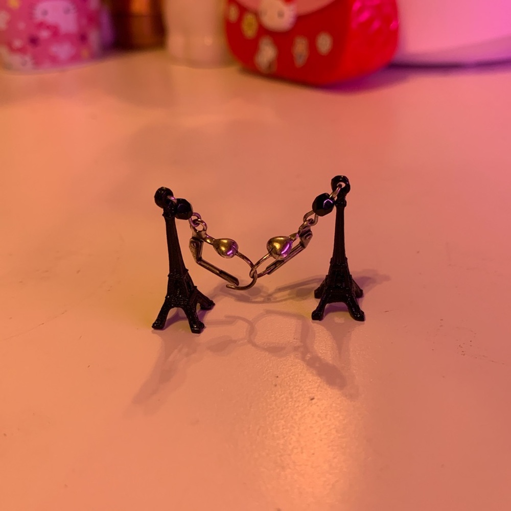 Eiffel tower earrings